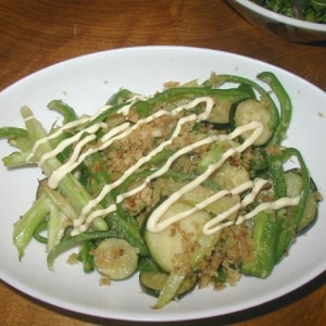 時間がなくてもOK!ズッキーニと夏野菜のパン粉焼き